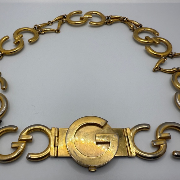 GUCCI GOLD GG BELT! main image 15